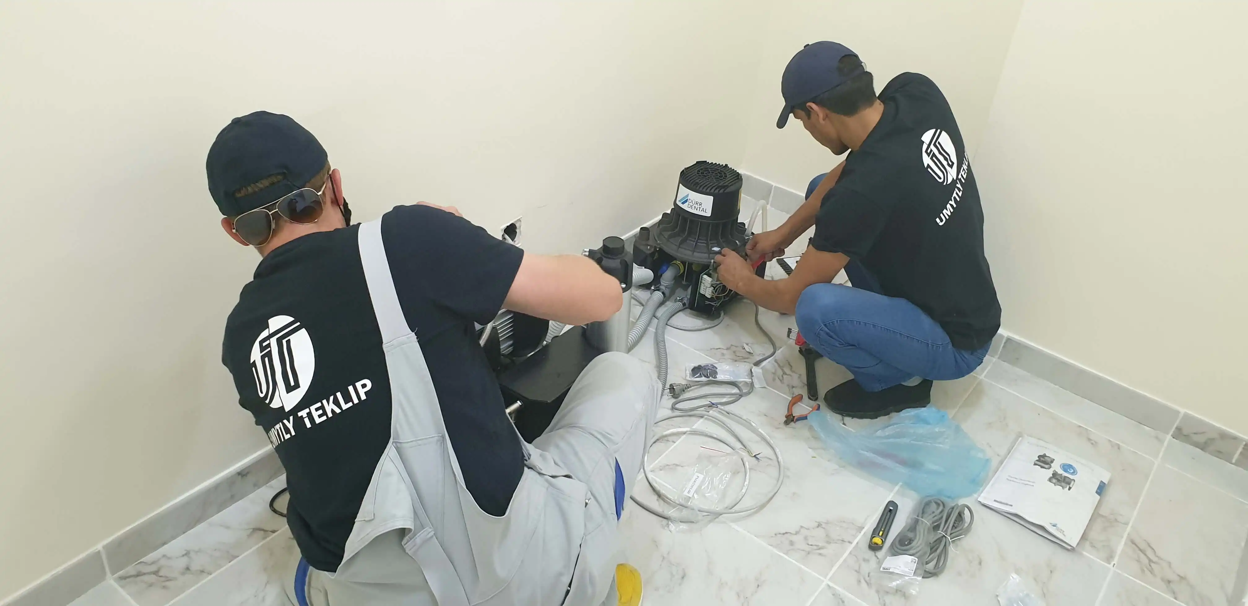 Equipment installation by 'Umytly Teklip' specialists